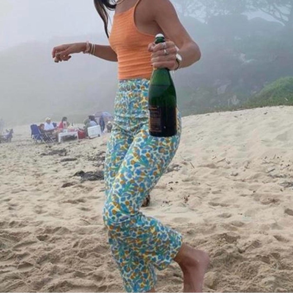 Aritzia Floral Pants